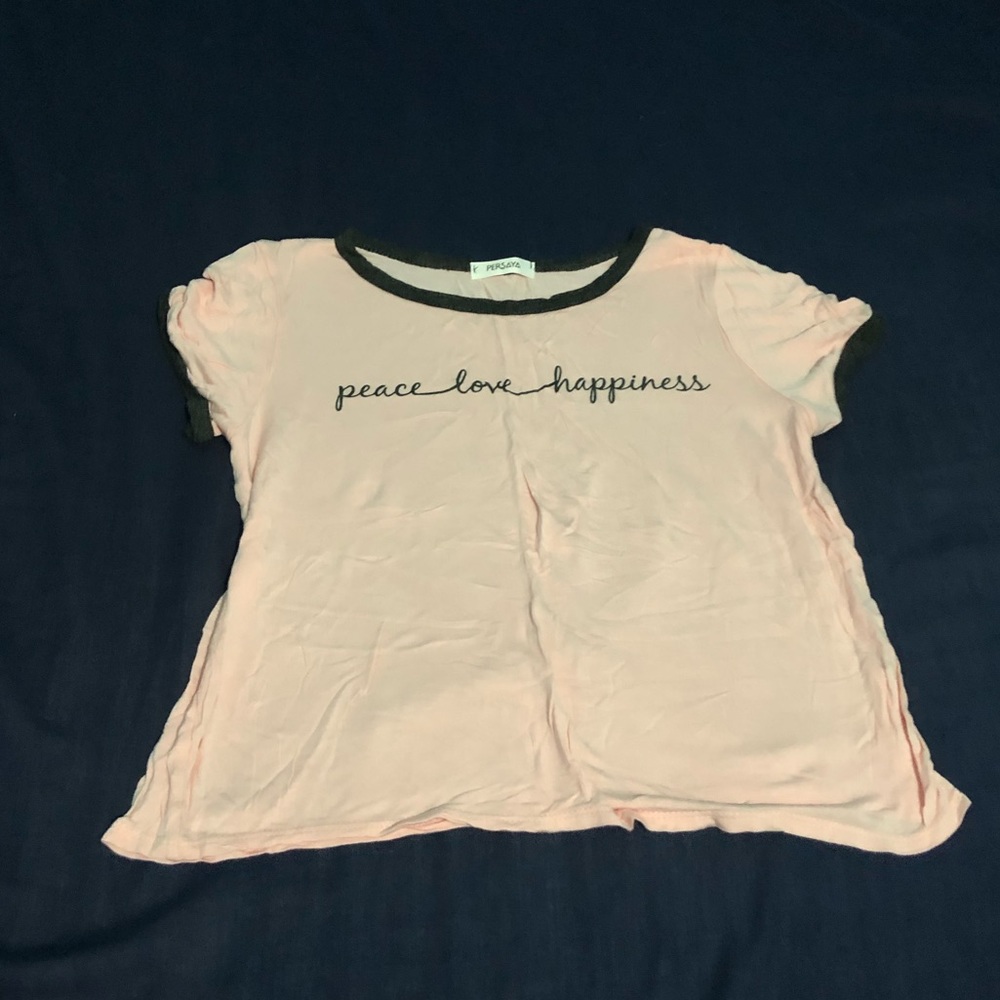 Peace love happiness shirt
